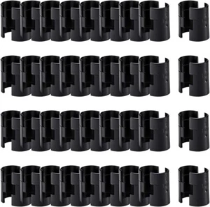 Paquete de 72 clips de bloqueo de estante de estantería de alambre para mangas de poste de estantería de 1" para reemplazo... - Imagen 1 de 8