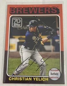 2021 70 Years Of Topps Baseball Chrome Christian Yelich #70YT25 Brewers - Bild 1 von 2