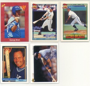 1992 TOPPS O-PEE-CHEE OPC CANADA #620 GEORGE BRETT ROYALS MINT AND CENTERED
