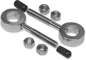 Ajustadores de cadena traseros cromados para Harley Davidson Sportster (1952-1978) - Imagen 1 de 1