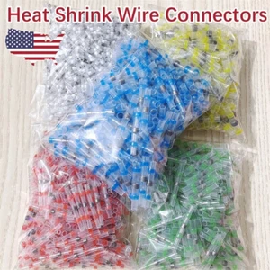500/100PCS Waterproof Solder Stick Seal Sleeve Heat Shrink Butt Wire Connectors - Picture 1 of 20