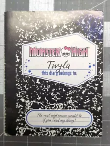 Monster High Twyla Tagebuch Booklet Zubehör - Bild 1 von 5