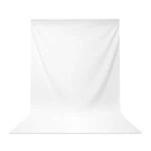 LSP 6x9 ft White Muslin Backdrop Background Screen Video Photography Studio - Picture 1 of 6