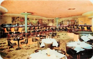 Postal 24-7526 Phoenix Arizona Flame restaurante ocupación interior años 50 - Imagen 1 de 2