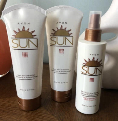 Nuevos exfoliantes ligeros/medianos en spray autobronceador Sun (1) de colección Avon Cosmetics Foto 1 de 4