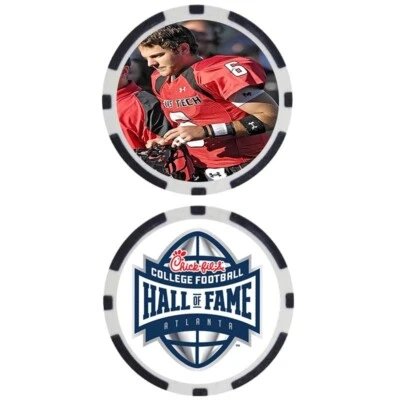 Graham Harrell Texas Tech College Football Hall of Fame Chip - Image 1 of 2