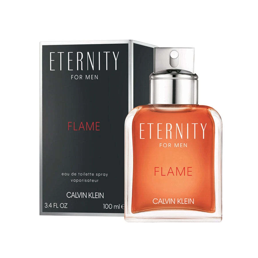 New Calvin Klein Eternity Flame For Men Eau De Toilette 100ml* Perfume - image 1 of 1