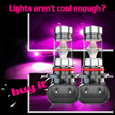 Par de luces antiniebla LED rosa-púrpura para Jeep Commander 2006-2010 9140 9145 Foto 1 de 4