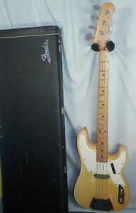 Fender Telecaster Bass Butterscotch Blonde with original case vintage 1968-69 Te