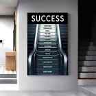 Success Hard Work Poster Inspirational Decor Poster , no Framed