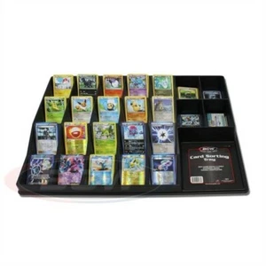 Case of 10 BCW Large Black Plastic Gaming Trading Card Sorting Trays organizers - Picture 1 of 1