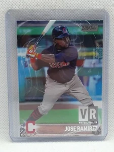 Jose Ramirez 2021 Topps Stadium Club - VR Virtual Reality - Cleveland Indians - Picture 1 of 2