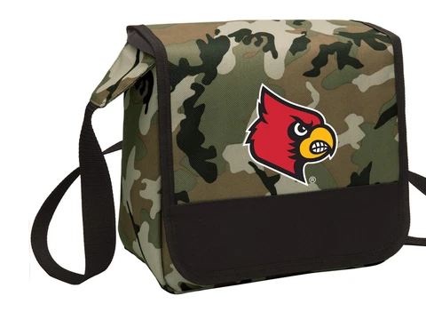 University of Louisville Lunch Bag CAMO Louisville Cardinals Lunchbox Cooler Cover