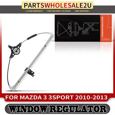 Rear Passenger Right Window Regulator w/o Motor for Mazda 3 2010-2013 3 Sport - Image 1 of 4