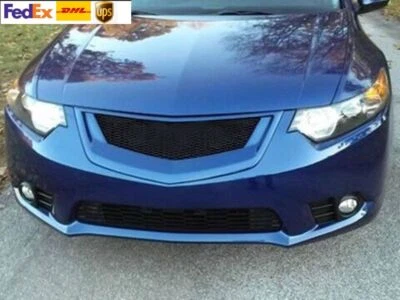 Parrilla de parachoques delantero negra para Acura TSX Honda Accord Euro R 2011-2014 2012 Foto 1 de 3