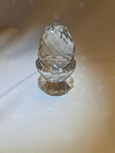 SWAROVSKI Crystal Faceted 2.5" EGG 010055 W RARE STAND!! - Picture 1 of 2