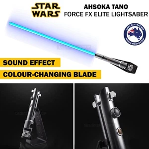 Star Wars Ahsoka Tano The Black Series Force FX Lightsaber 1:1 Life Size In Hand - Picture 1 of 12