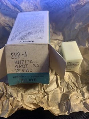 KHP17A11 12V - POTTER AND BRUMFIELD AMF NEW RELAY ELECTRICAL PART free Shipping - Image 1 of 4