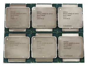 Intel Xeon E5-2670 V3 SR1XS 2.30Ghz 12-Core 9.6GT/s LGA2011-3 CPU Processor (x6) - Picture 1 of 2
