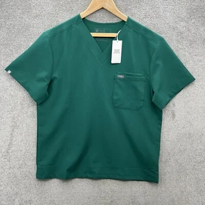 Figs Scrubs Top Herren L grün Leon drei Taschen technisch medizinisch Dentallabor - Bild 1 von 12