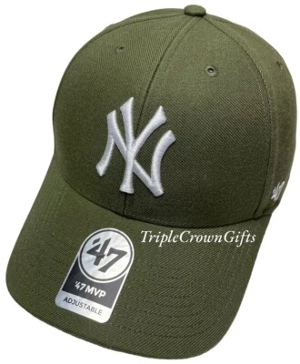 MLB New York Yankees (marca '47) MVP sombrero correa ajustable verde Foto 1 de 4