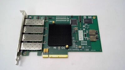 ATTO Technology FC84EN 4 Port 8GB Fibre Channel PCIe Card B4/E1/E1 - Image 1 of 3