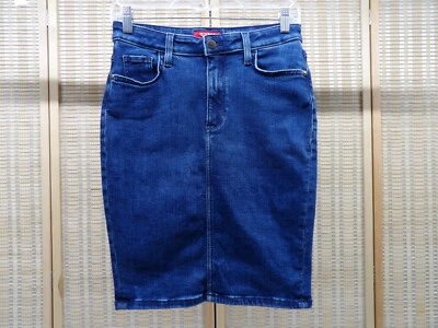 Guess Los Angeles Women's Skirt Size 26 Blue Stretch Denim - Image 1 of 4