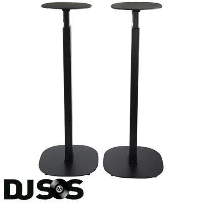 Pulse Universal Speaker Floor Stands, 727-1171mm, 10kg, Black (pair)