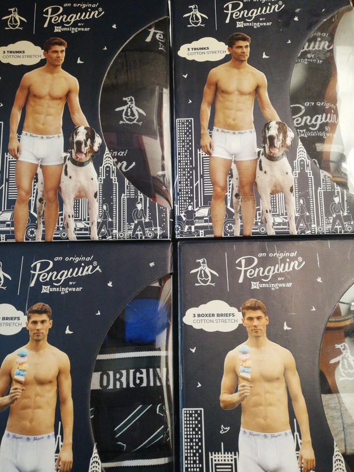 Calzoncillos boxer An Original Penguin para hombre 3 algodón elástico 95 % algodón nuevos en caja Foto 1 de 1