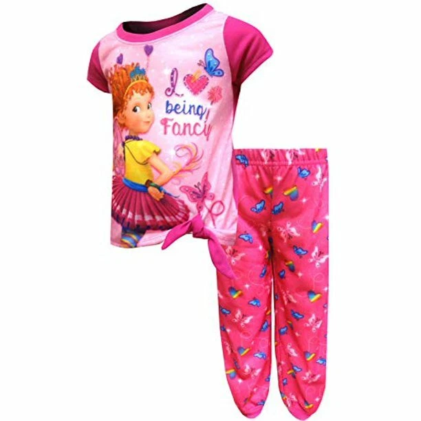 Disney Fancy Nancy 2 PC Short Sleeve Pajama Girl Size 6 - Image 1 of 1
