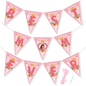 Mother's Day Best Mom Ever Hanging Banner Bunting Garland Decor Party Mum Mother - Picture 1 of 8