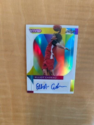 2023 LEAF VIVID ELLIOT CADEAU AUTO!! MINT!! RARE #23/25!! $1 SHIPPING!! - Image 1 of 2