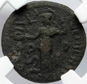 ANTONINUS PIUS Authentic Ancient Roman Coin DIUM MACEDONIA Athena NGC i82847 - Picture 1 of 4