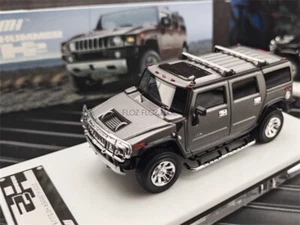 for MotorHelix for HUMMER for H2 SUV for SUT Matte metal gray LTD 1:64 Model - Picture 1 of 8