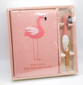 Notebook Notepad Pink Girl's Flamingo with Exquisite Gift Box (Stlye1) - Picture 1 of 4