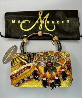 ⭕️ NEW MARY FRANCES HANDBAG PURSE W TAGS • VIBRANT & ORNATE DESIGN! WOW! - Image 1 of 4
