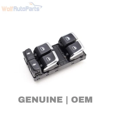 2011-2018 AUDI A8 QUATTRO - Front LEFT Master Window Switch / Button - Image 1 of 4