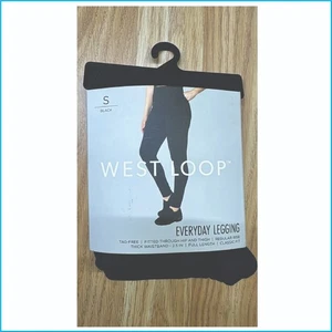 West Loop Everyday Legging S Black Tag‑Free Full Length Classic Fit - Picture 1 of 12
