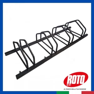 Portaciclo a Terra Scomponibile Espandibile per 4 posti CICLO CITY BIKE OLANDA - Imagen 1 de 5