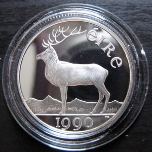 REPÚBLICA DE IRLANDA - 5 ECU 1990 PRUEBA X# 1, REUNIÓN DEL CONSEJO DE LA CEE EN DUBLÍN - Imagen 1 de 2