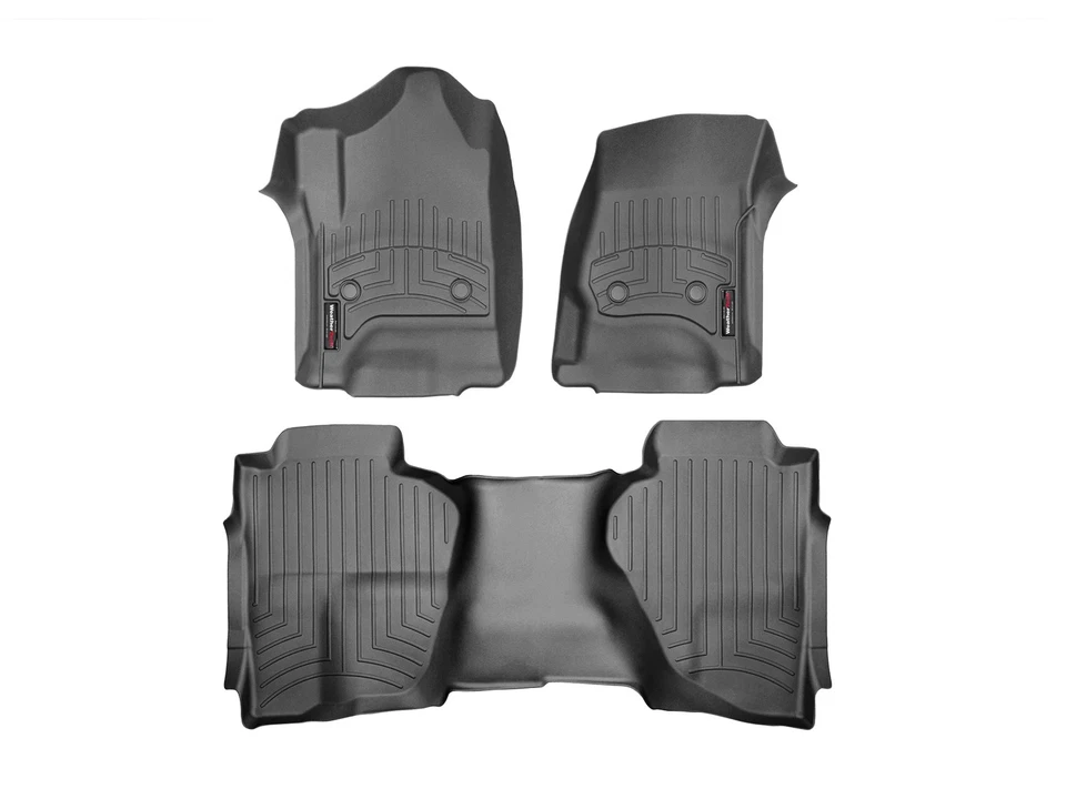 WeatherTech FloorLiner for 2015-2019 Chevrolet Silverado 2500HD/3500HD - Black - Image 1 of 4