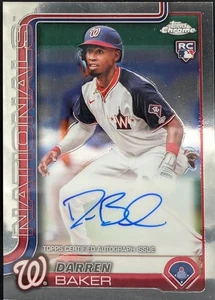 2025 Topps Chrome Rookie Autographs #RA-DB Darren Baker RC AU - Bild 1 von 2