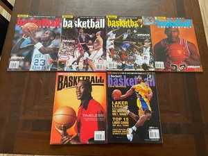 SET BESTEHEND AUS 6 BECKETT BASKETBALL MAGAZINEN MICHAEL JORDAN COVER KOBE 1998 1999 + - Bild 1 von 4