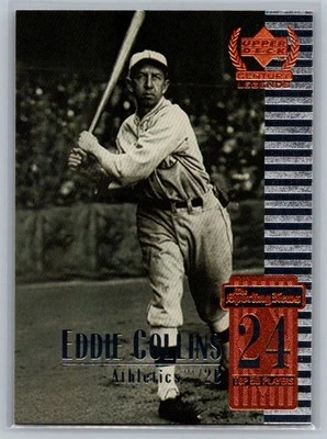 Upper Deck Century Legends #24 1999 Eddie Collins Foto 1 de 2