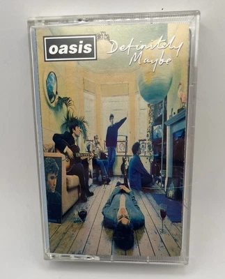 Oasis-Definitely Maybe,Cassette Album,"SuperSonic" "Live Forever"Tested Britpop Foto 1 de 4