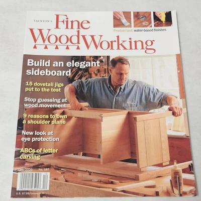 Taunton's Fine Woodworking Magazine No. 187 December 2006 Elegant Sideboard - Image 1 of 3