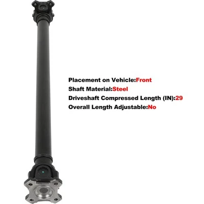 Eje de transmisión delantero para BMW X1 E84 2012-2015 AWD AT/MT 26207629987, 26207620520 Foto 1 de 4