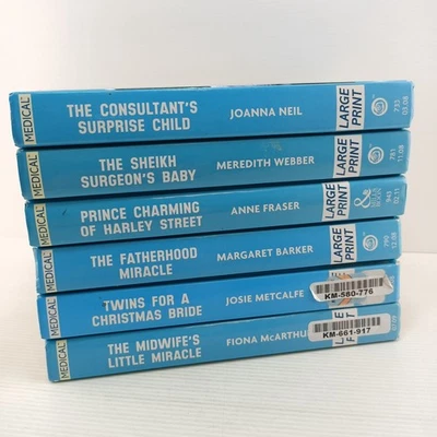 *6x Mills & Book Large Print Medical Series Book Bundle The Fatherhood Miracle - Image 1 of 4