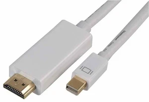 PRO SIGNAL - Mini DisplayPort to HDMI Male to Male Lead, 2m White - Picture 1 of 1