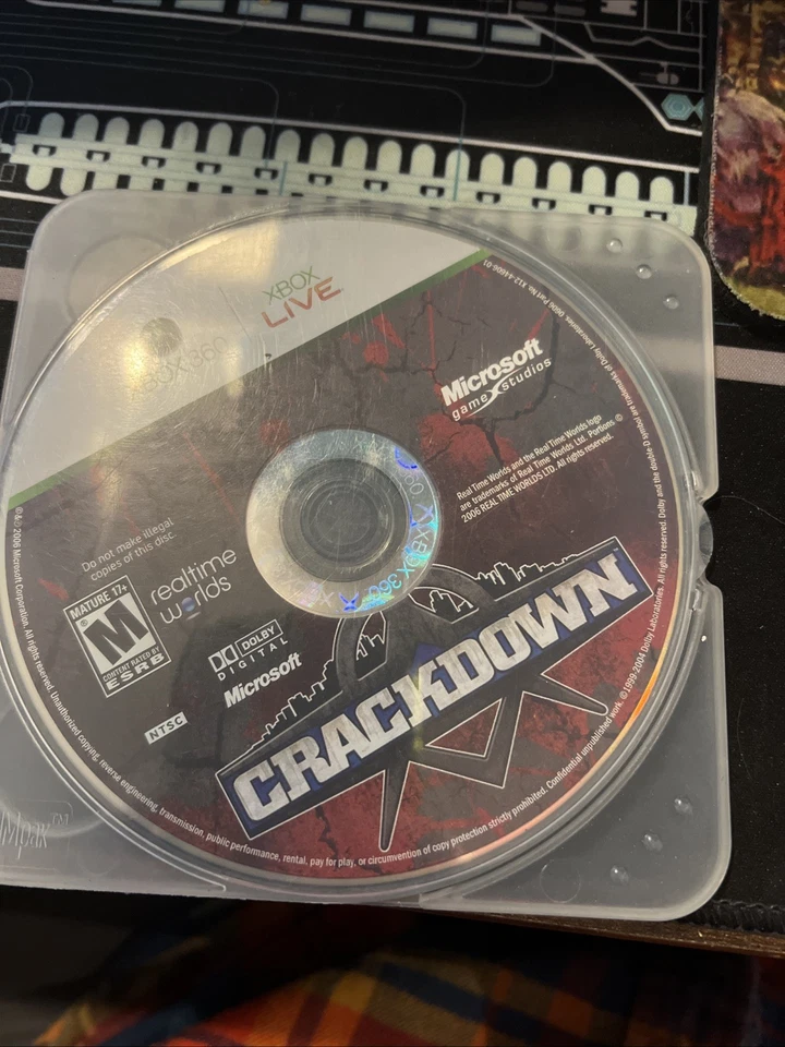 Crackdown Microsoft Xbox 360 Video Game Microsoft - DISC ONLY - Image 1 of 1